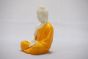 5" POLYRESIN BUDHA (ORANGE)