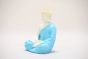 5" POLYRESIN BUDHA (BLUE)