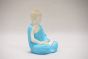 5" POLYRESIN BUDHA (BLUE)