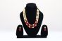 NECKPCE DOUBLE LAYER  RED COLOUR 