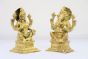 Brass Idiol Ganesh Laxmi Set 