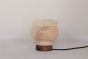 H Rock Salt  Pot Lamp