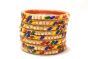 Tik Tok Fiber Bangle set of 8 Multi Color (2x4)