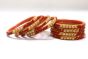 Tik Tok Fiber Bangle set of 8 (2x4)