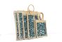 Jute Bag Combo Warliart Green Set Of 5Pc 