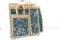 Jute Bag Combo Warliart Green Set Of 5Pc 