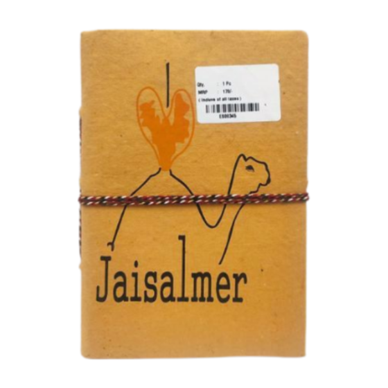 DIARY BAHI CAMEL YELLOW 5"*7"