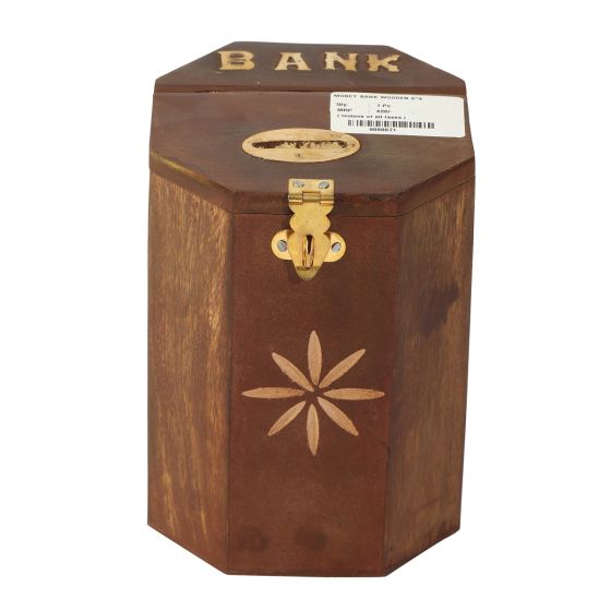 Money Bank wooden Image 1