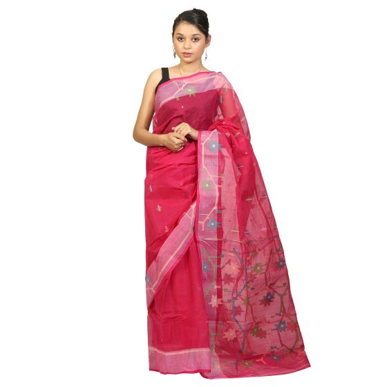 SAREE TANT JAMDANI COTTON Image 1