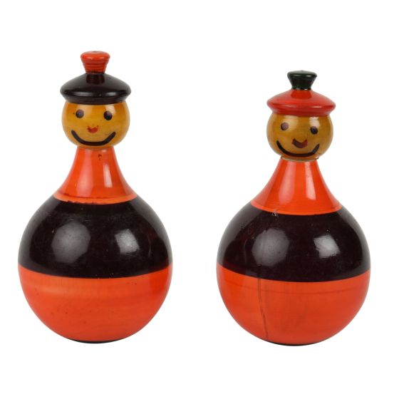 Balancing Doll Small Pair Orange 