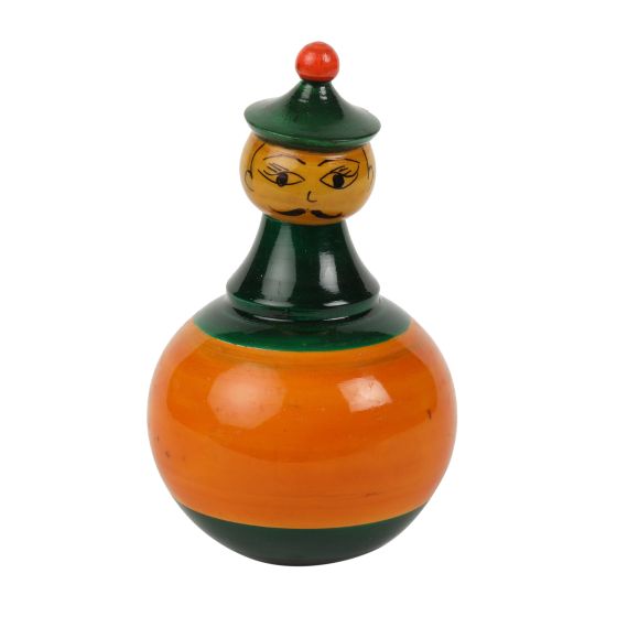 Balancing Doll Big Orange & Green 