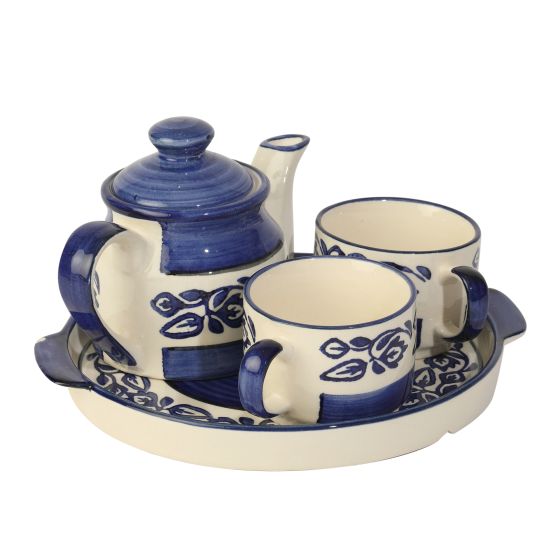 Tea Set Murli Khurja Pottery Image 1