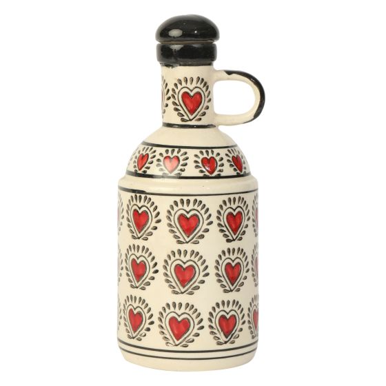 Oil Bottle Khurja Pottery Image 1