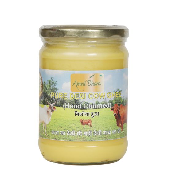 Pure Desi Cow Ghee (Hand Churned Bilona) 500 Ml