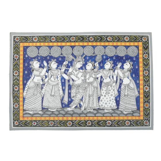 Pattachitra Paintings 9*13 Radha Krishna