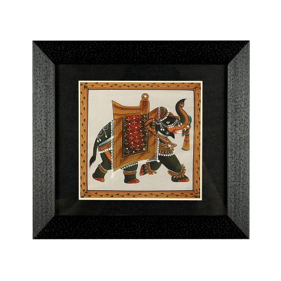 Miniature Painting Elephant Design Image 1