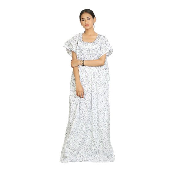 LONG NIGHTY WHITE & BLUE XXL 2