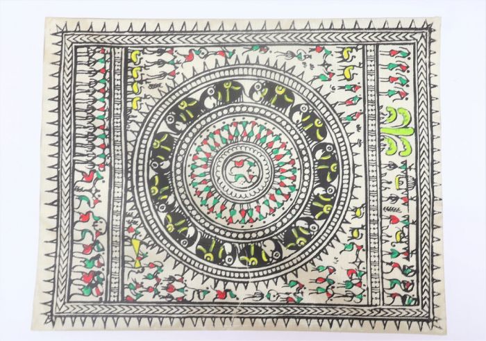 Pattachitra T Silk Tribal  11"*8"