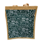 JUTE TIFFIN BAG WARLIART GREEN 14*10