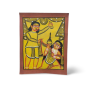 Painting Bengal Pattachitra Babu Culture Yellow 10*14"