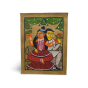 Painting Bengal Pattachitra Babu Culture With Parrot 10*14"