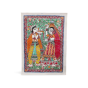 Paintings Madhubani Krishna Radha Handmade Paper 1/4th