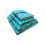 DIARY BAHI COTTON BLUE WITH WHITE SQUARE (4 PCS)