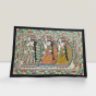 Paintings Madhubani 3 Ladies Handmade Paper 11X15"