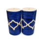 Salt Pepper set Khurja Pottery Blue