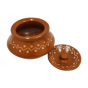 Khurja Pottery Handi Brown Clr 4"