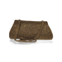 Embroidered Clutch Brown