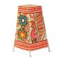  Saras Lamp Goat Leather Handpainted 8"