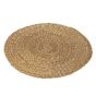 Pooja Mat Water Hyacinth Fibre Natural Colour  Image 1