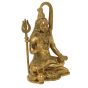 Idol Brass Metal Shiva Sitting Fine 8"