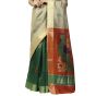 Saree Plain dupian kosa tana/dupian jala saree Image 4