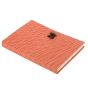 Diary Brass Lock Handmade Paper 7*10' Pink