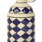 Oil Bottle Khurja Pottery Blue Bricks 