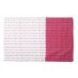 Bedspread  Cotton White With Red Line (Double Bed Sheet with Pillow Cover)