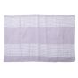 Bedspread  Cotton Light Purple With White Line 90x100 (Double Bed Sheet with Pillow Cover)