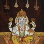 Wall Hanging Mysore Inlay Beeding Ganesha 18*24" 