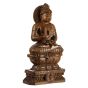 Idol Budhha Wood Carving Antique 24"*12"(2 Feet)