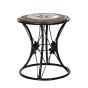 Stool wrought iron damru and dholak shape Image 1