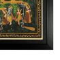 Miniature Painting Radha Krishna Silk With Frame 10*14" village