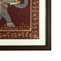 Miniature painting ELEPHANT ON SILK WITH FRAME Image 3