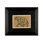 Miniature Painting Elephant Design Hardpaper With Frame Image 1