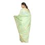 SAREE PURE KOSA SILK PLAIN GREEN