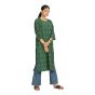 KURTI IKKAT GREEN XL