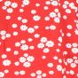 NIGHT SUIT RED WITH WHITE FLOWER XL