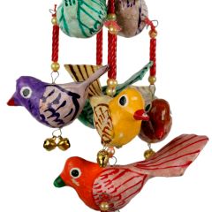 Hanging Birds Paper Mache 11