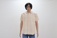 Cotton Shirt Half Sleeves (Light Beige 40)